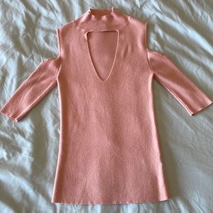 Express coral top